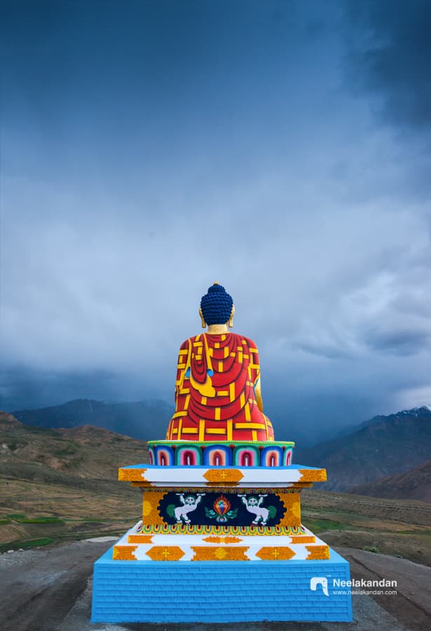 The Langza Buddha statue is a symbol of the rich cultural and spiritual heritage of Spiti Valley