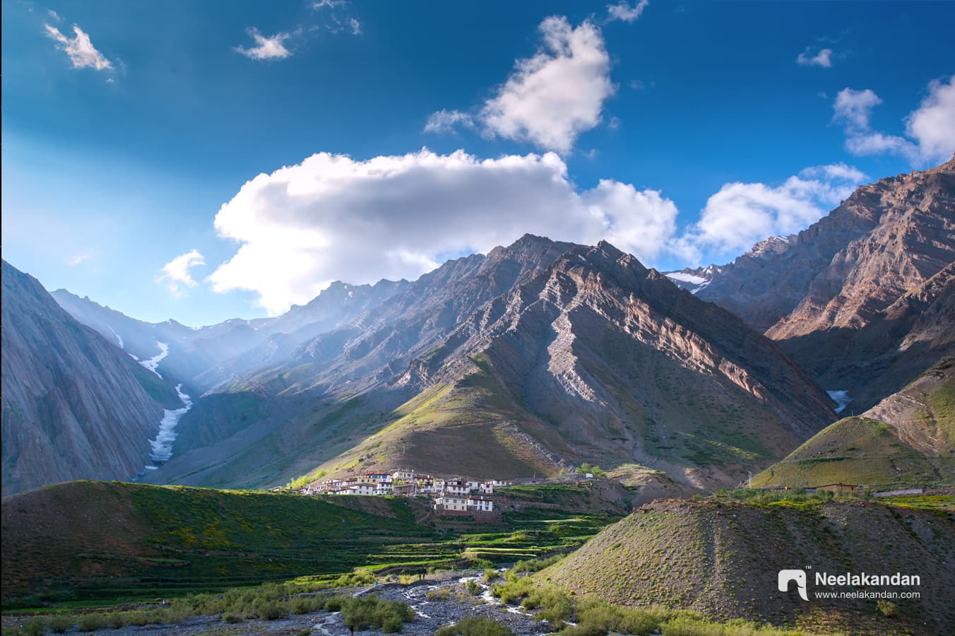A wholistic view of Kibber Village, Spiti