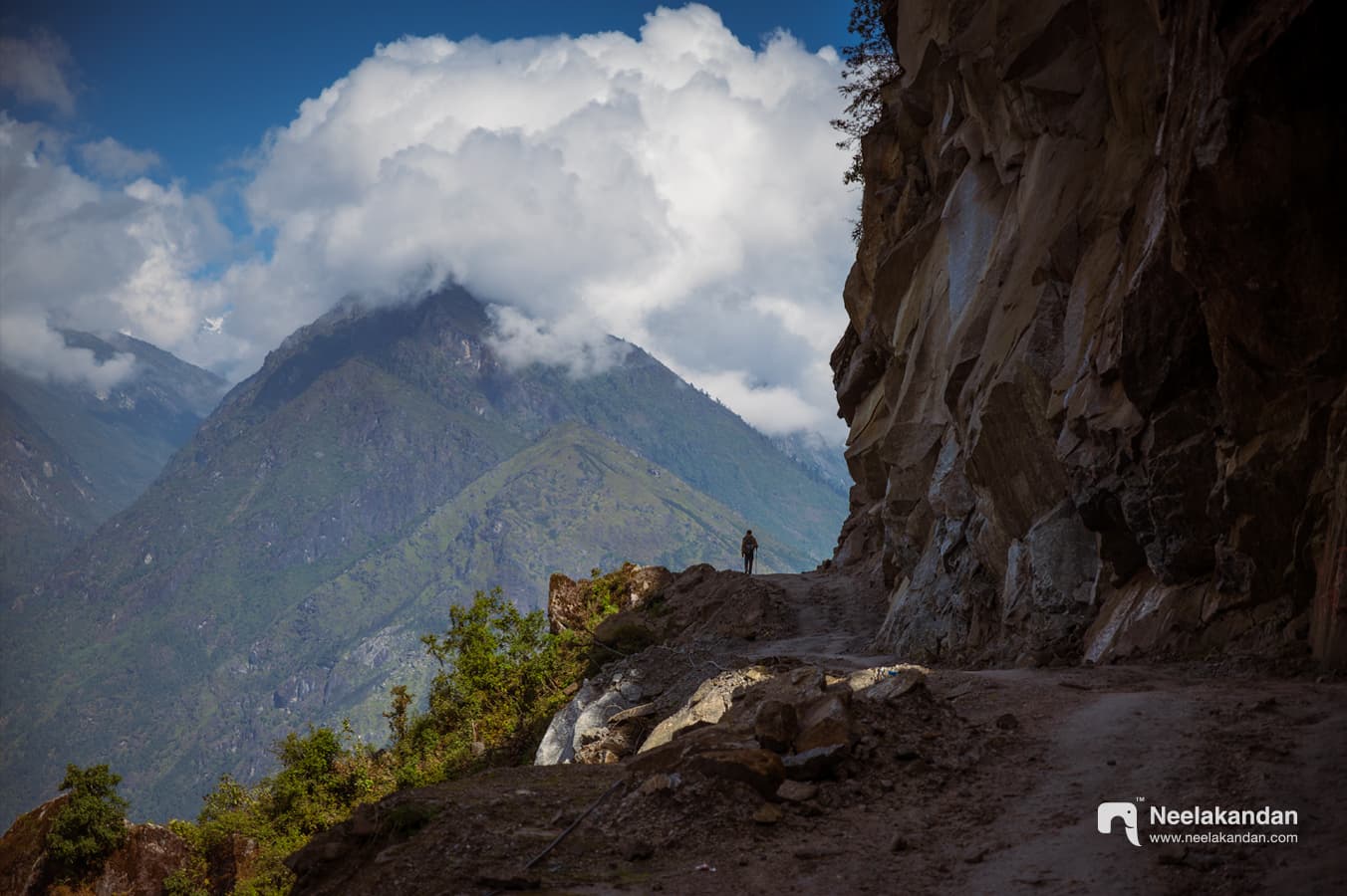 Through the interior parts of Himalayan range